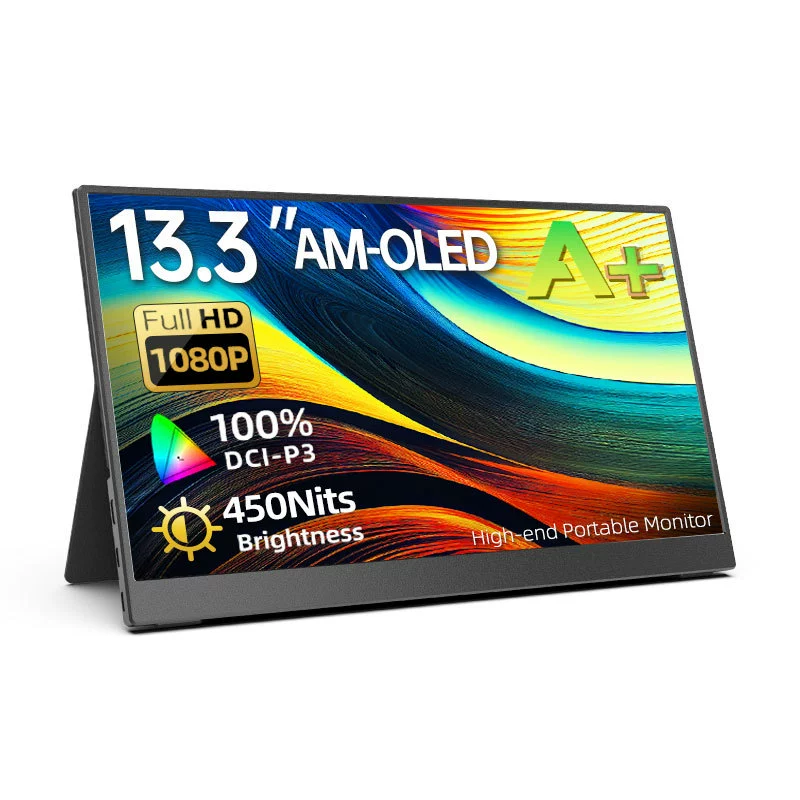 F13NA Intehill 英特盒 13.3寸OLED 1080P便携显示器 switch游戏PS5手机电脑 扩展屏